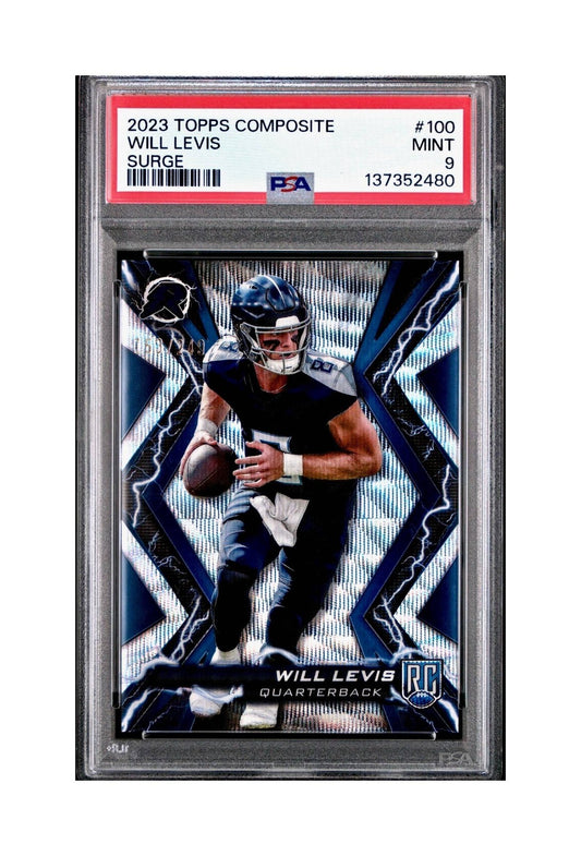 Will Levis 2023 Topps Resurgence Rookie #100 Surge 153/249 PSA 9 Mint