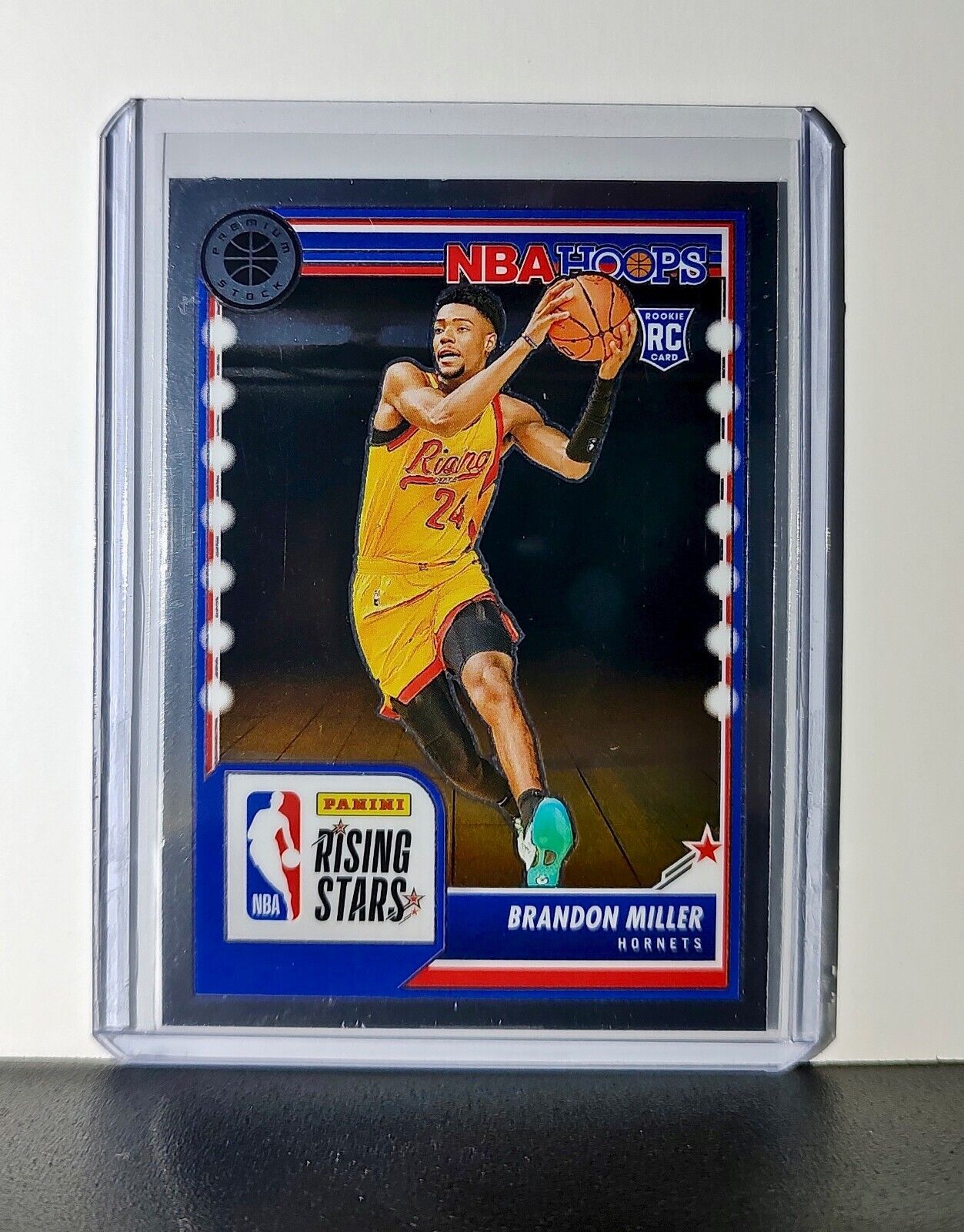 Brandon Miller 2023-24 Panini Premium NBA Hoops Rising Stars #298 Rookie Card
