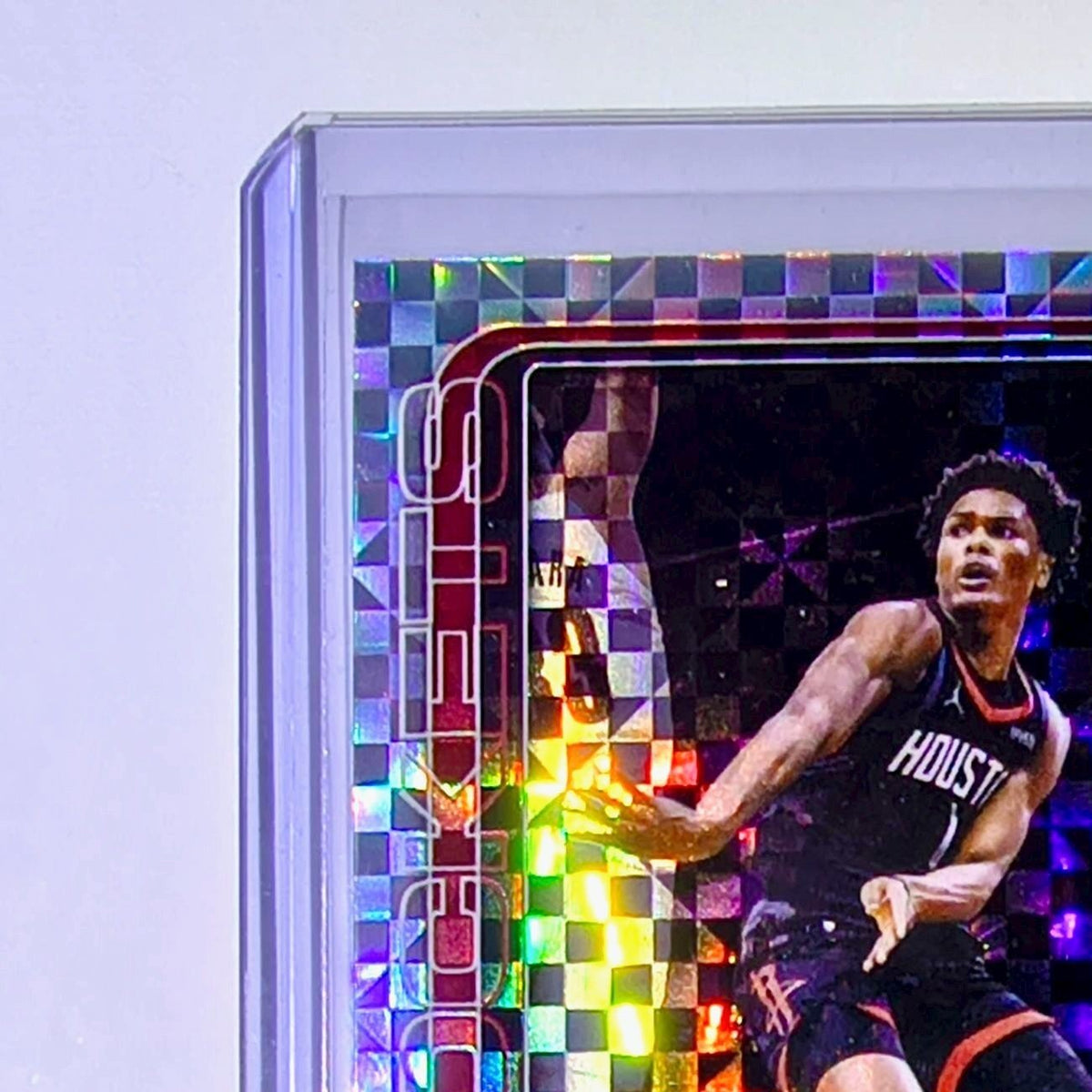 Amen Thompson 2025-26 NBA Topps Chrome Update X-Fractor #44 Card Houston Rockets