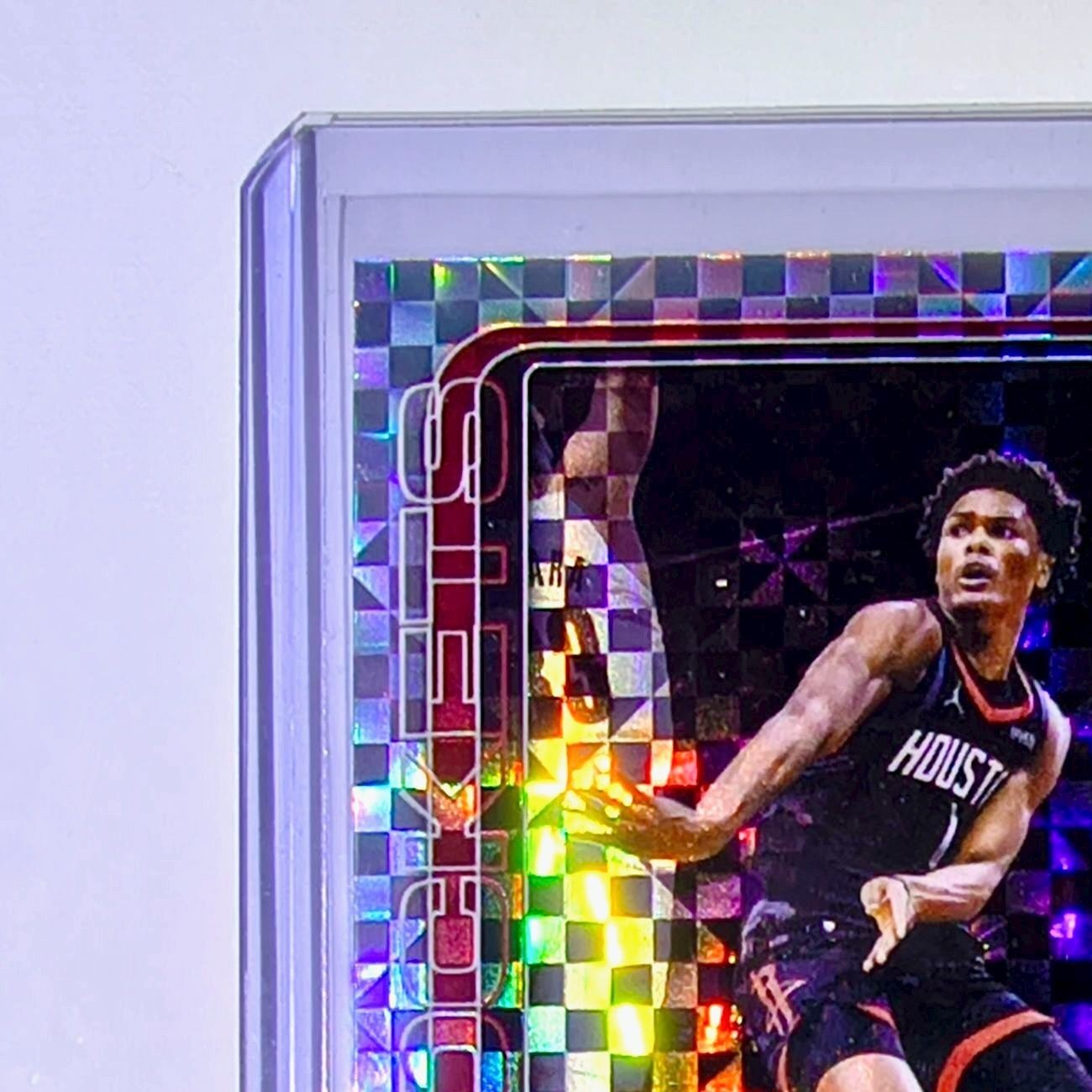 Amen Thompson 2025-26 NBA Topps Chrome Update X-Fractor #44 Card Houston Rockets