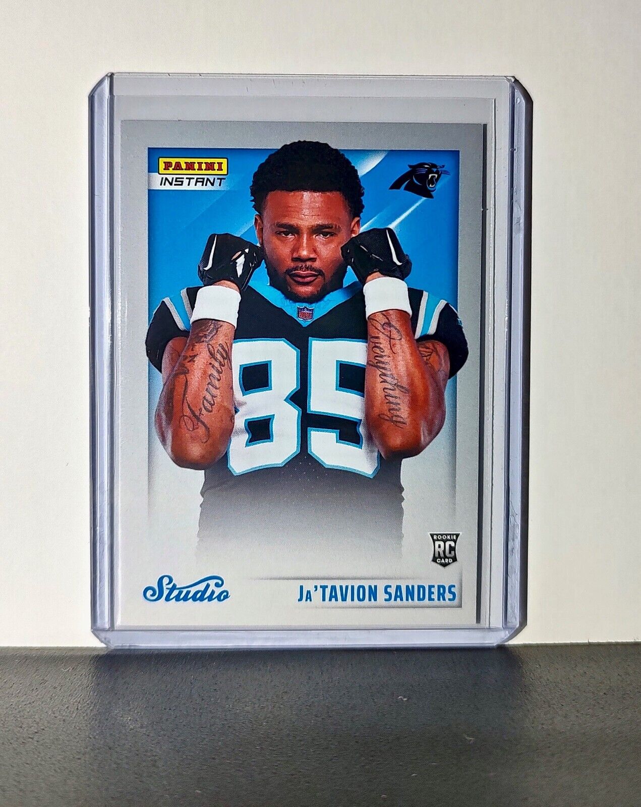 Ja’Tavion Sanders 2024 Panini NFL Studio Rookies #11 Card Panthers 1/1672