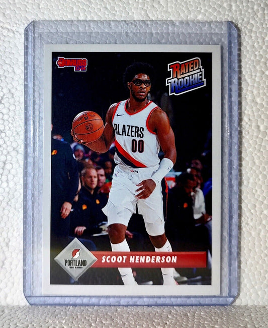 Scoot Henderson 2023-24 Panini NBA #6 Rated Rookie Retro Card TrailBlazers 1/715