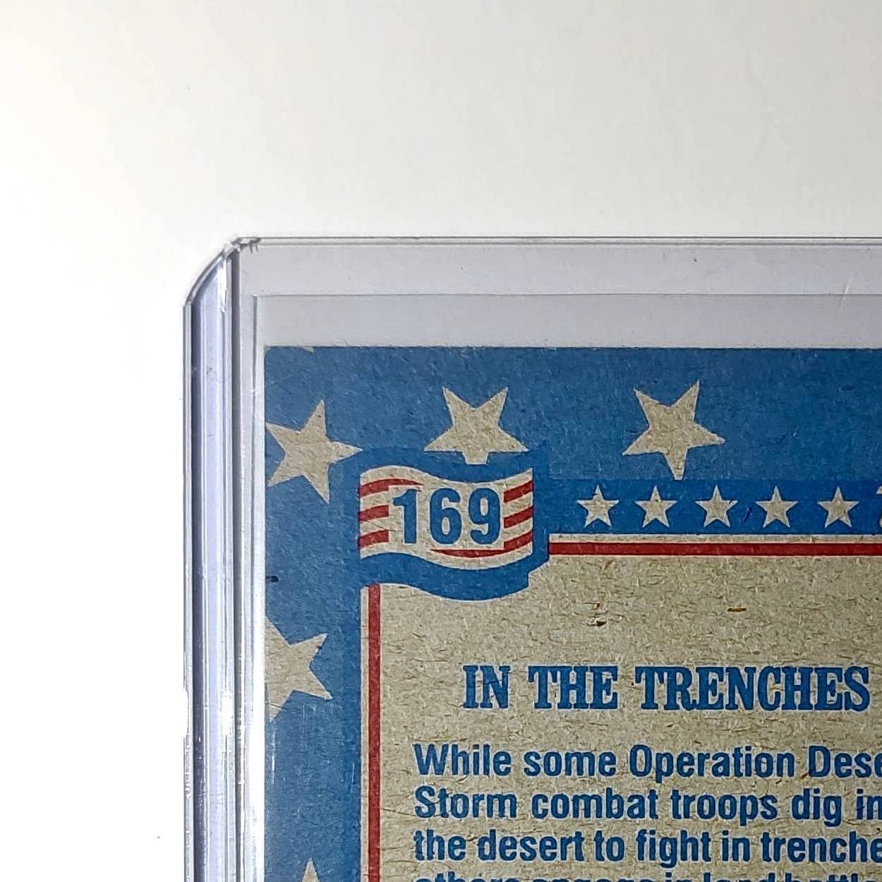 In the Trenches 1991 Topps Desert Storm #169 Card