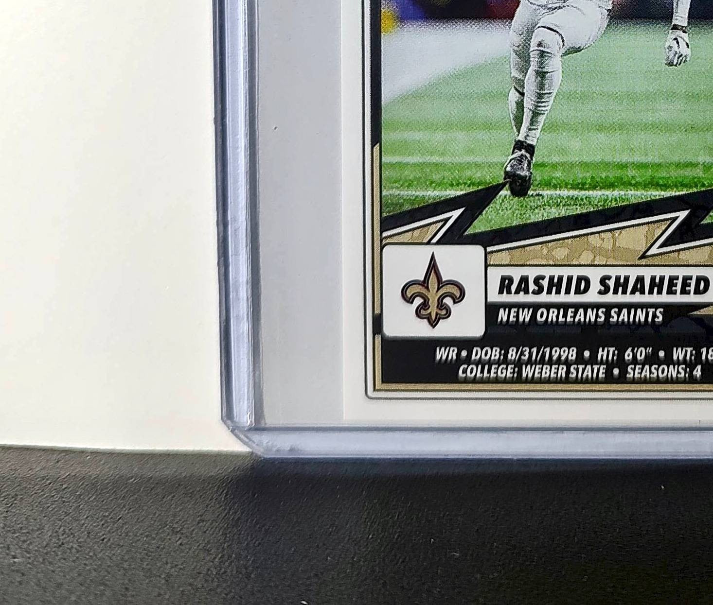 Rashid Shaheed 2025 Panini NFL #460 Sticker New Orleans Saints