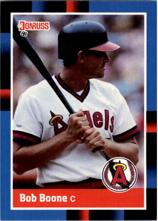 1988 Bob Boone Donruss Baseball Card #305