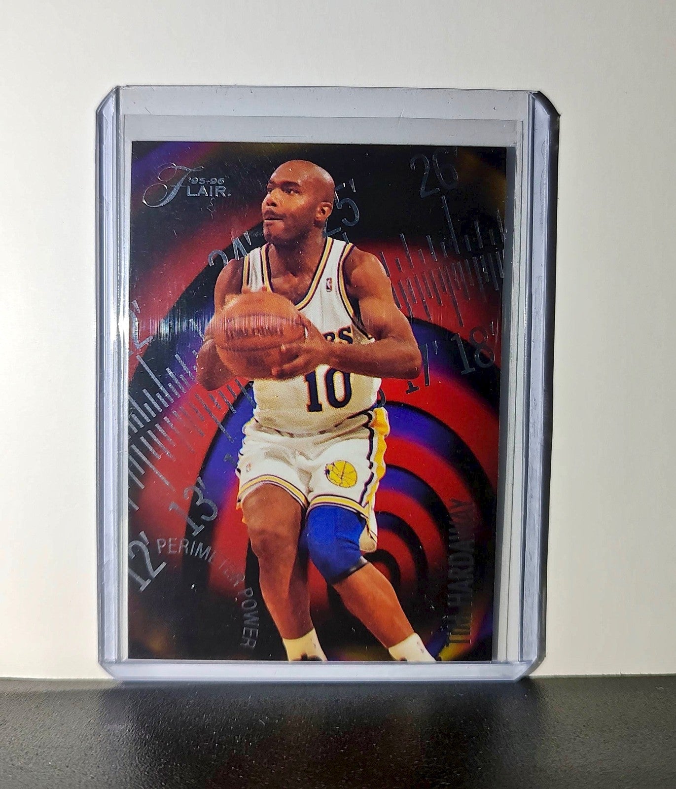 Tim Hardaway 1995-96 Flair NBA #4 Perimeter Power Card