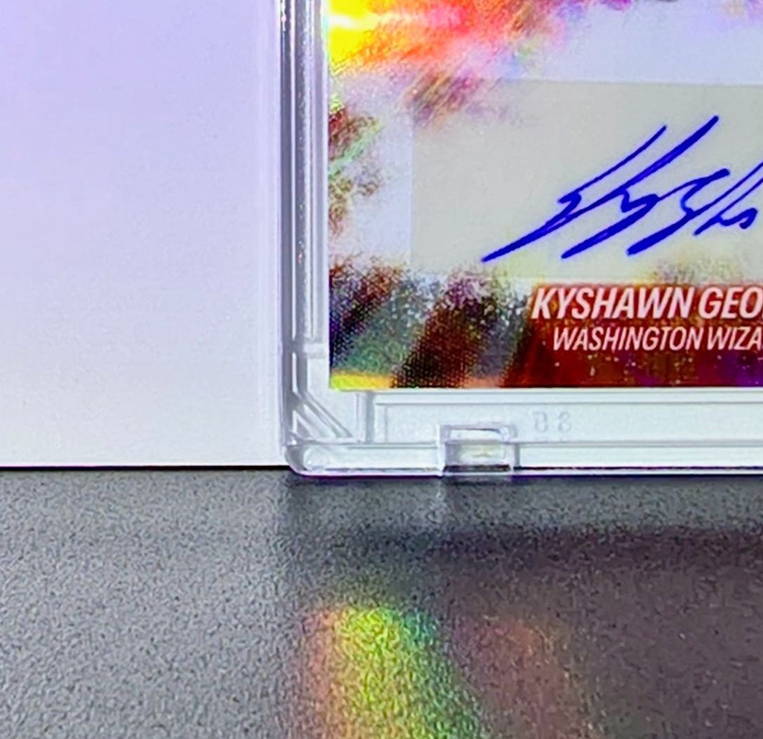 Kyshawn George 2025-26 NBA Topps Chrome Update #HM-KG Havoc Marks Refractor Auto