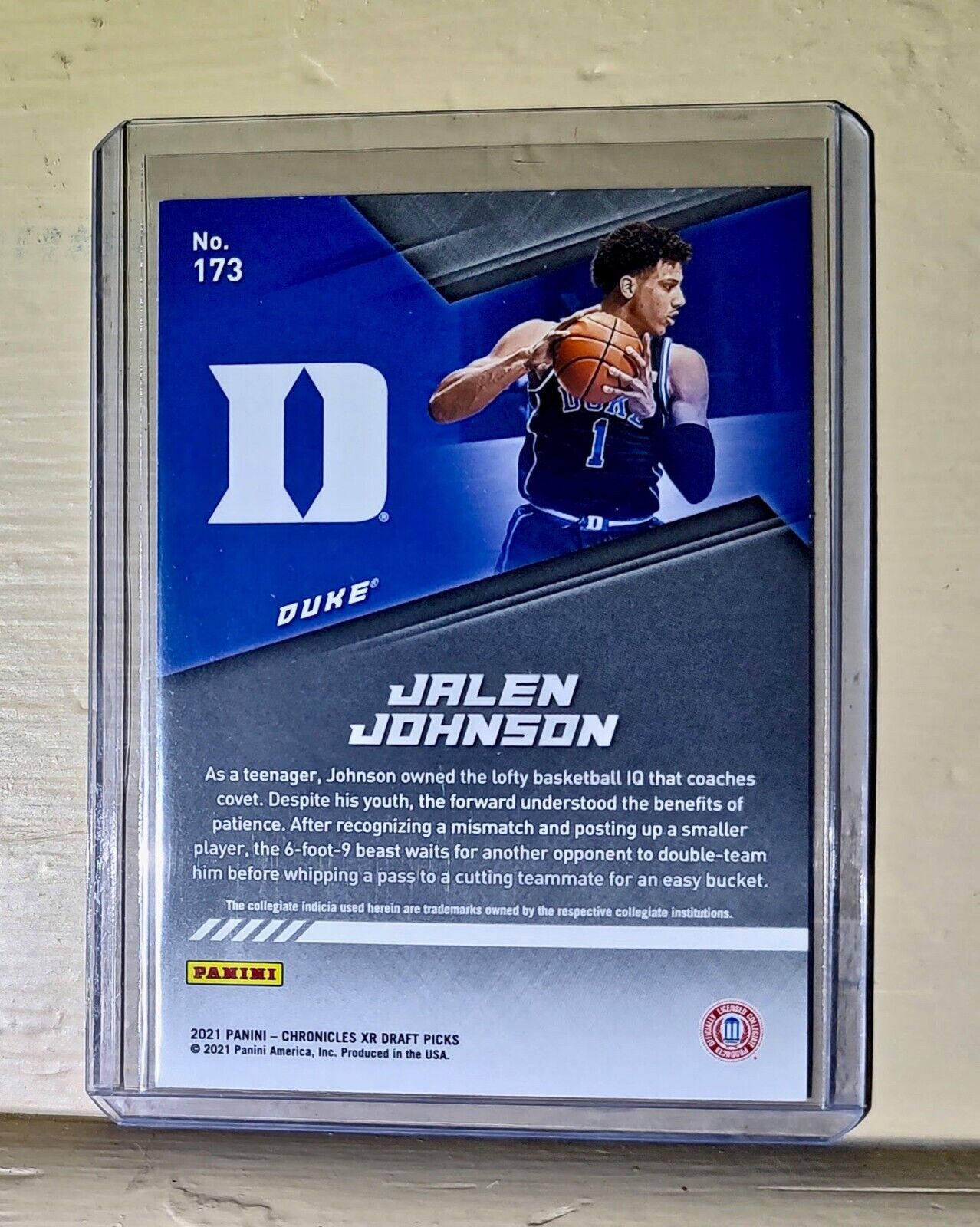 Jalen Johnson 2021 Panini Chronicles XR Draft Picks #173 Rookie Basketball Card