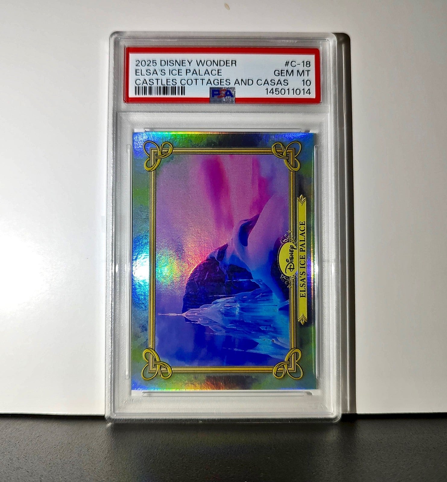Elsa's Ice Palace 2025 Topps Disney #C-18 Card Frozen PSA 10