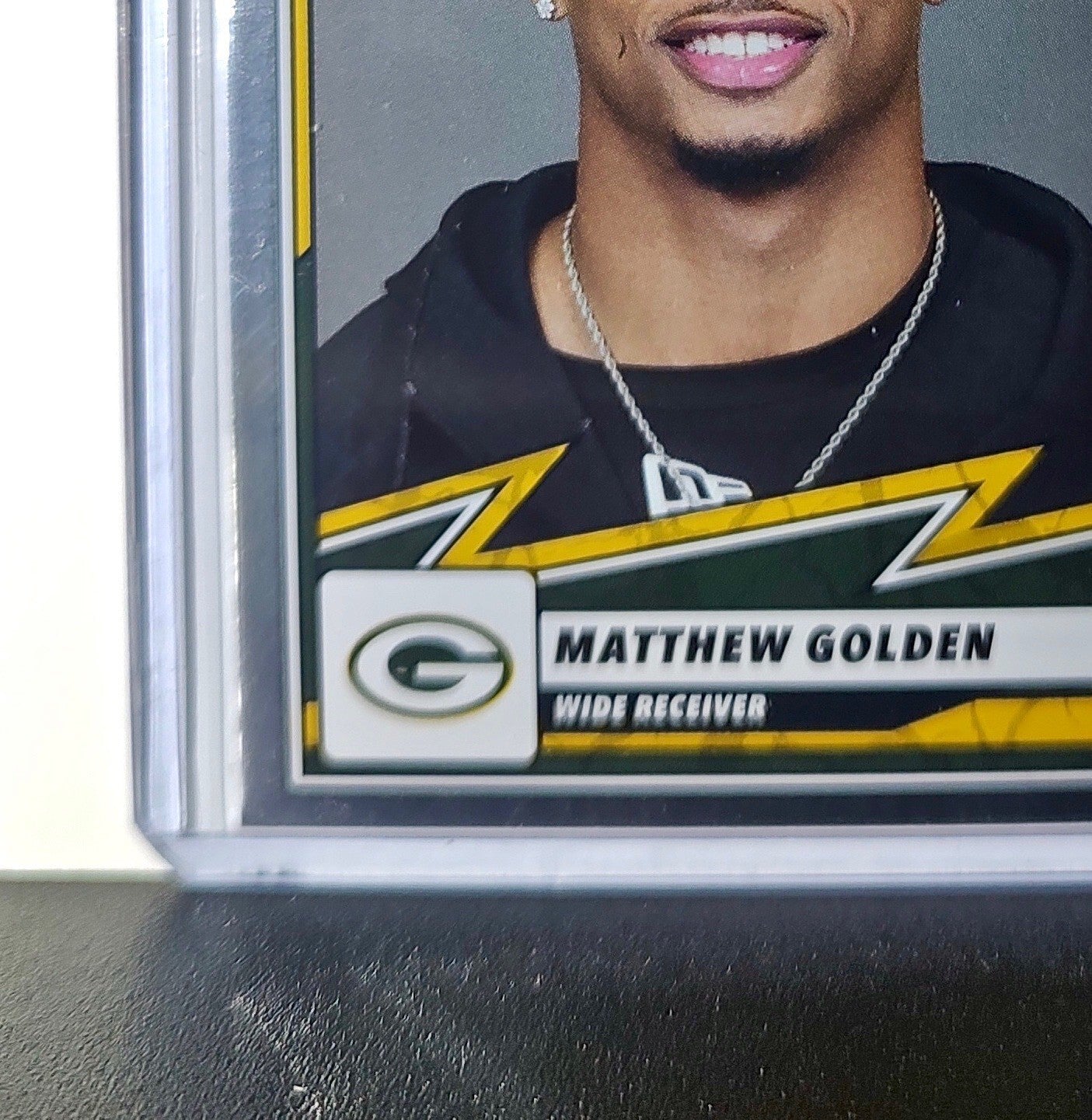Matthew Golden Rookie 2025 Panini NFL #80 Foil Sticker Card Green Bay Packers