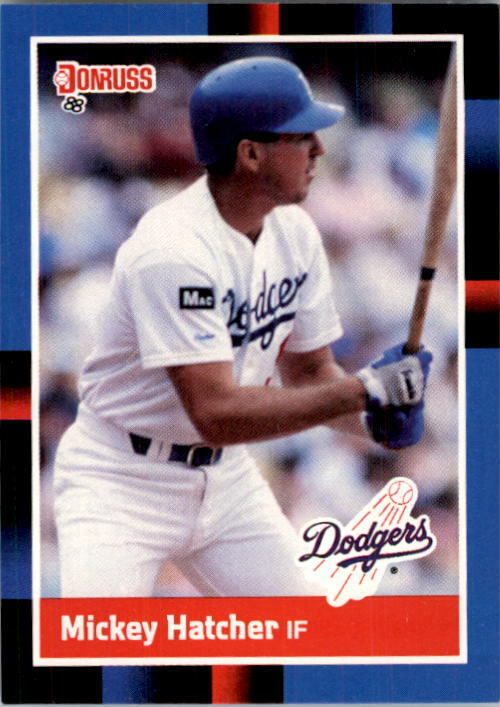 1988 Mickey Hatcher Donruss Baseball Card #299