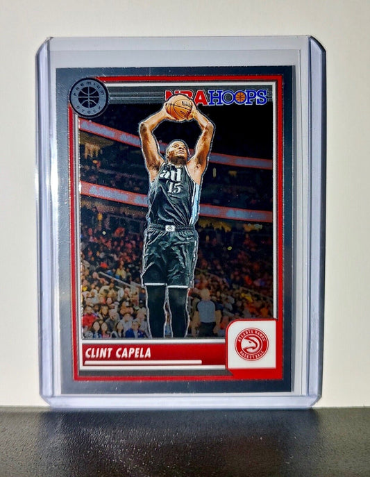 Clint Capela 2023-24 Panini Premium Stock NBA Hoops #25 Card Atlanta Hawks