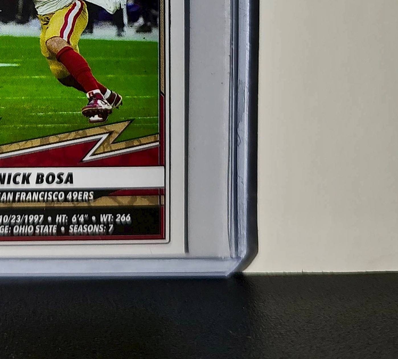 Nick Bosa 2025 Panini NFL #527 Sticker San Francisco 49ers