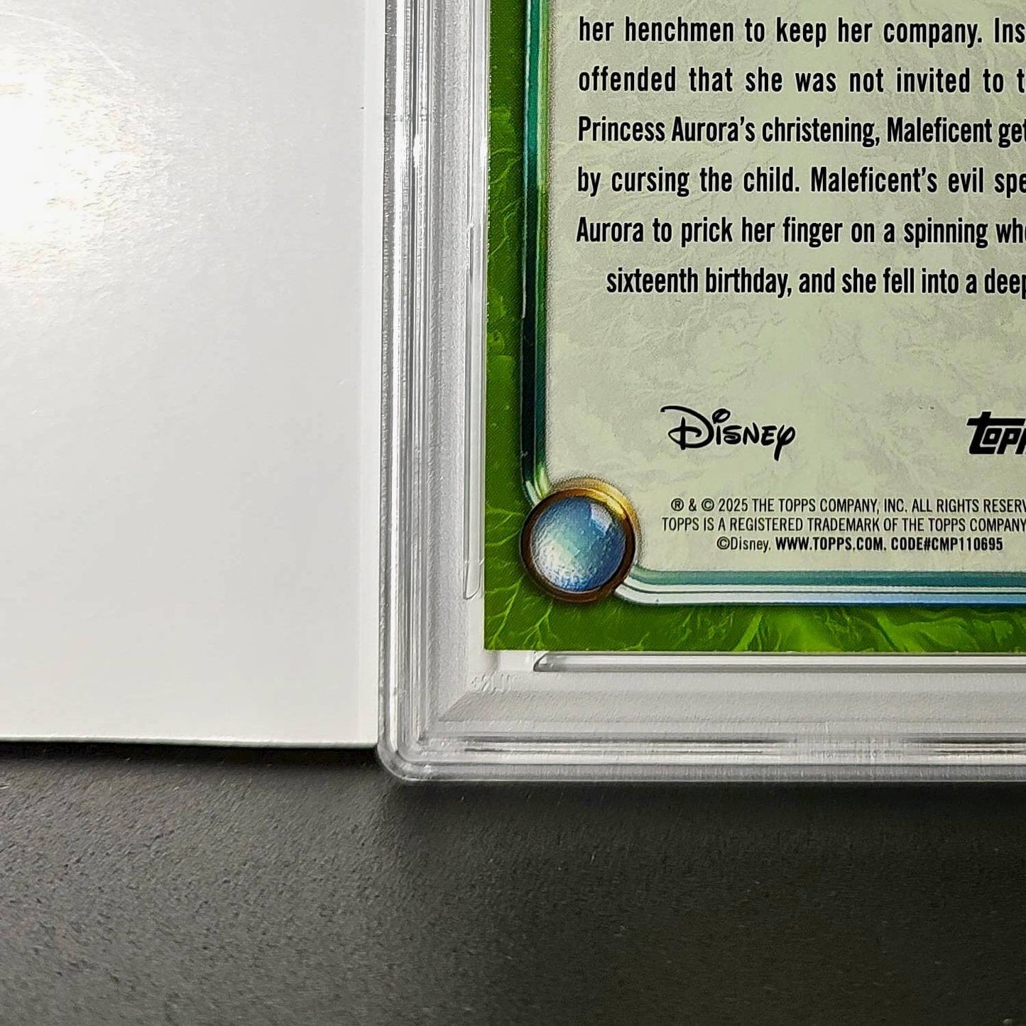 Maleficent 2025 Topps Disney Wonder #175 Card Sleeping Beauty PSA 8