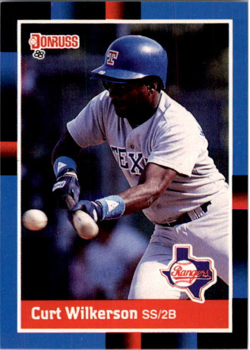 1988 Curtis Wilkerson Donruss Baseball Card #592