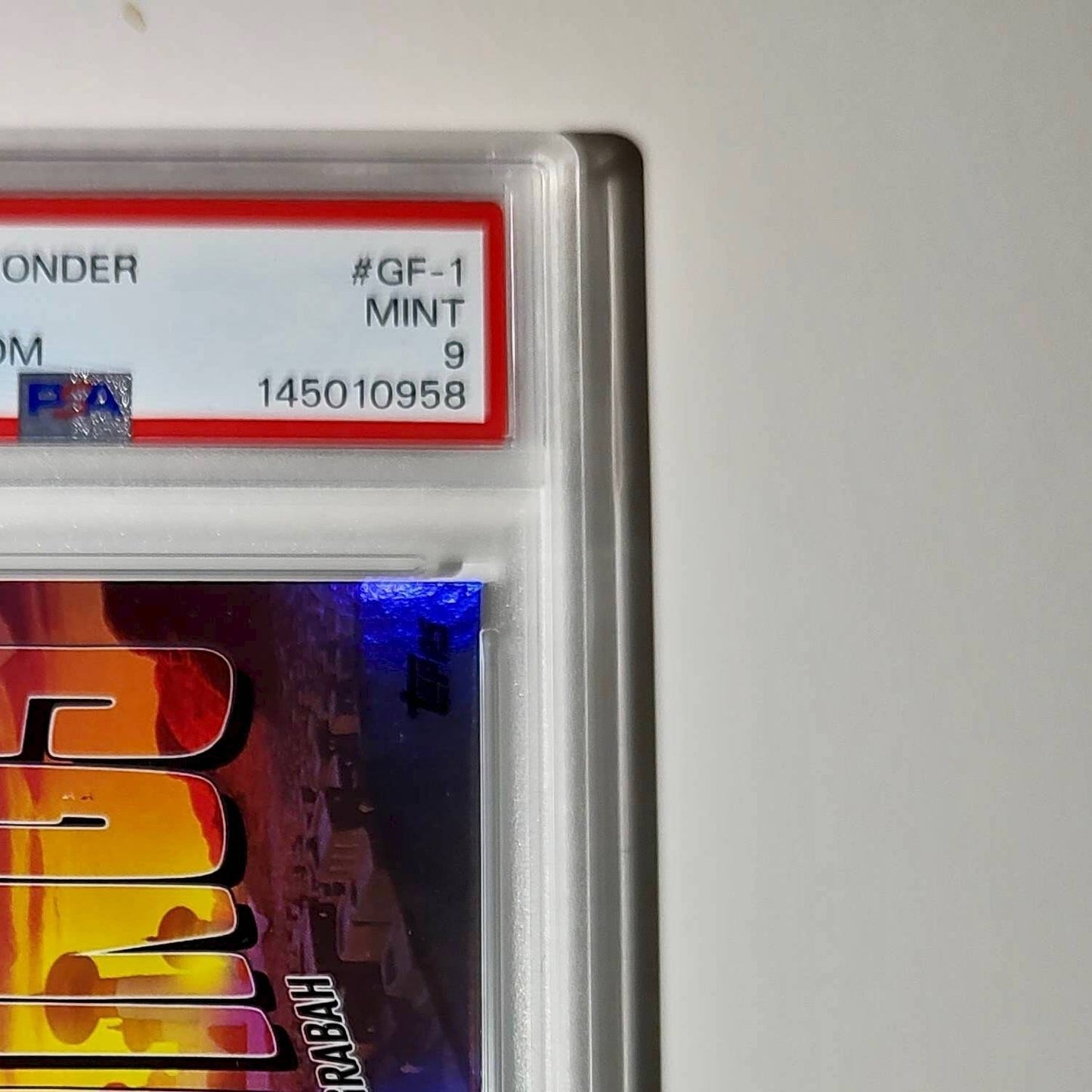 Agrabah 2025 Topps Disney Wonder #GF-1 Greetings From Card Aladdin PSA 9