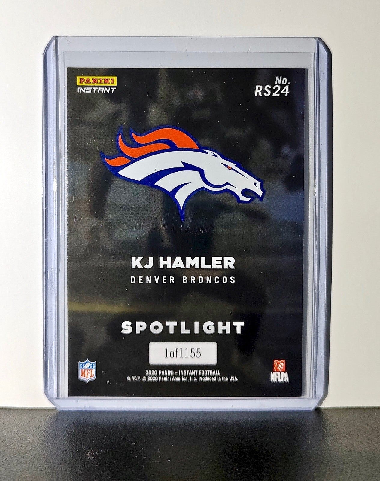 KJ Hamler Rookie 2020 Panini NFL #24 Rookie Spotlight Card Denver Broncos