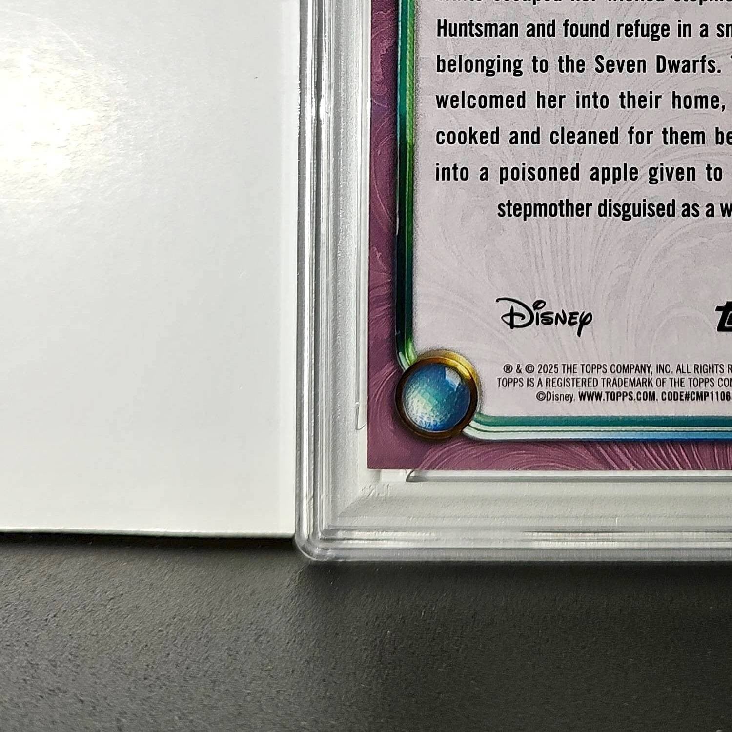 Snow White  2025 Topps Disney Cartoon Princess #151 Card PSA 9