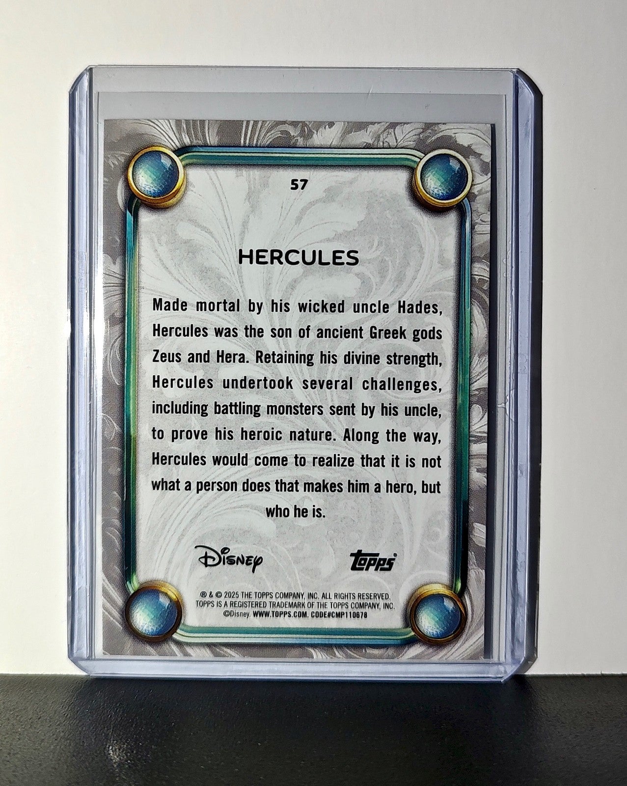 Hercules 2025 Topps Disney Wonder #57 Card Hercules
