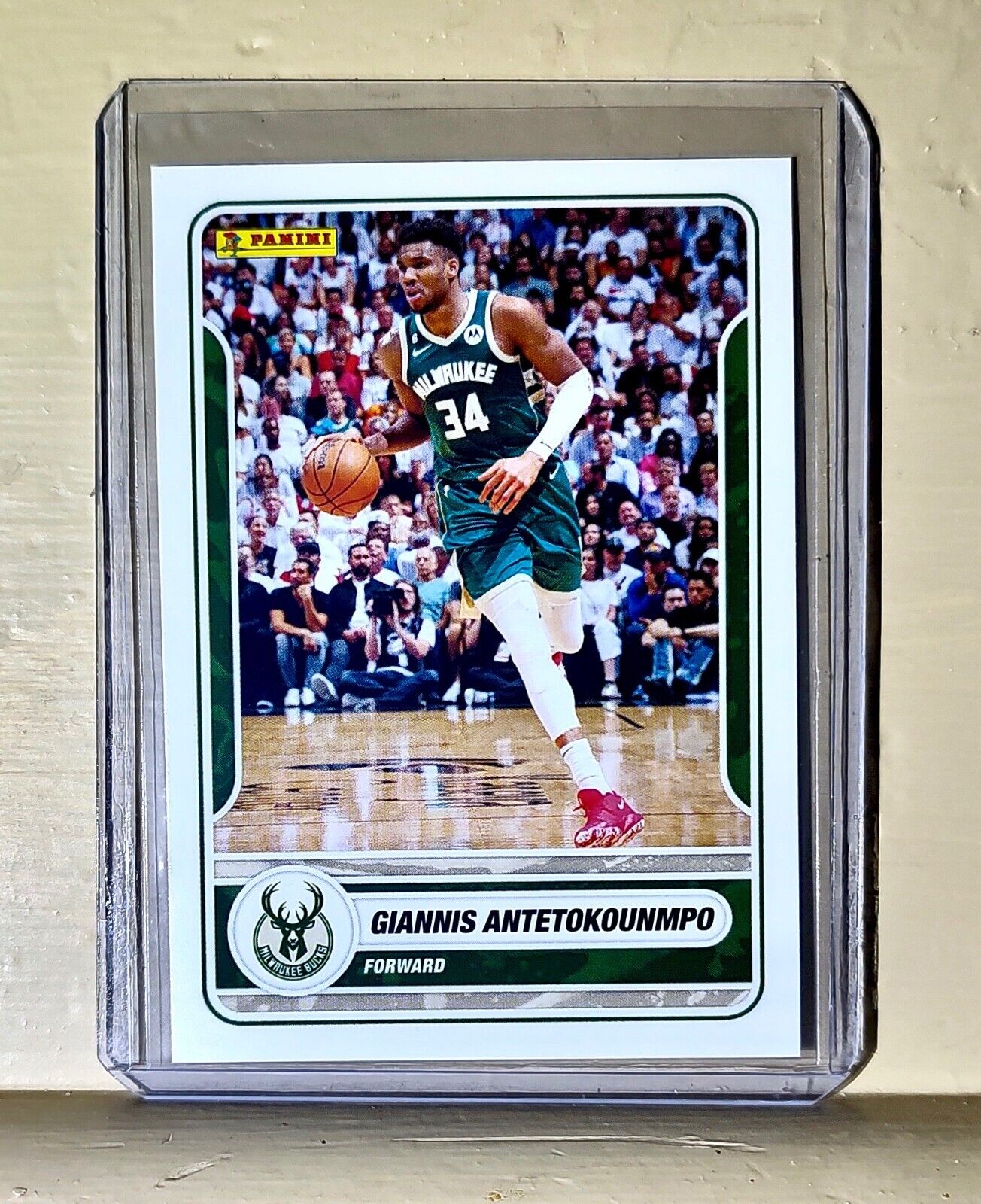 Giannis Antetokounmpo 2023-24 Panini NBA Basketball #91 Card Milwaukee Bucks