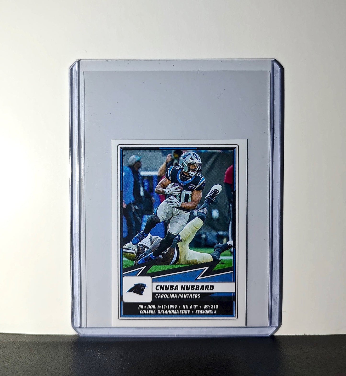 Chuba Hubbard 2025 Panini NFL #441 Sticker Carolina Panthers
