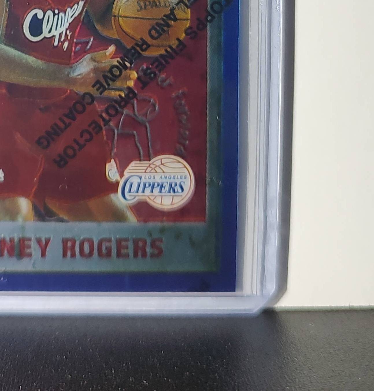 Rodney Rogers 1995-96 Topps Finest NBA #238 Card Clippers