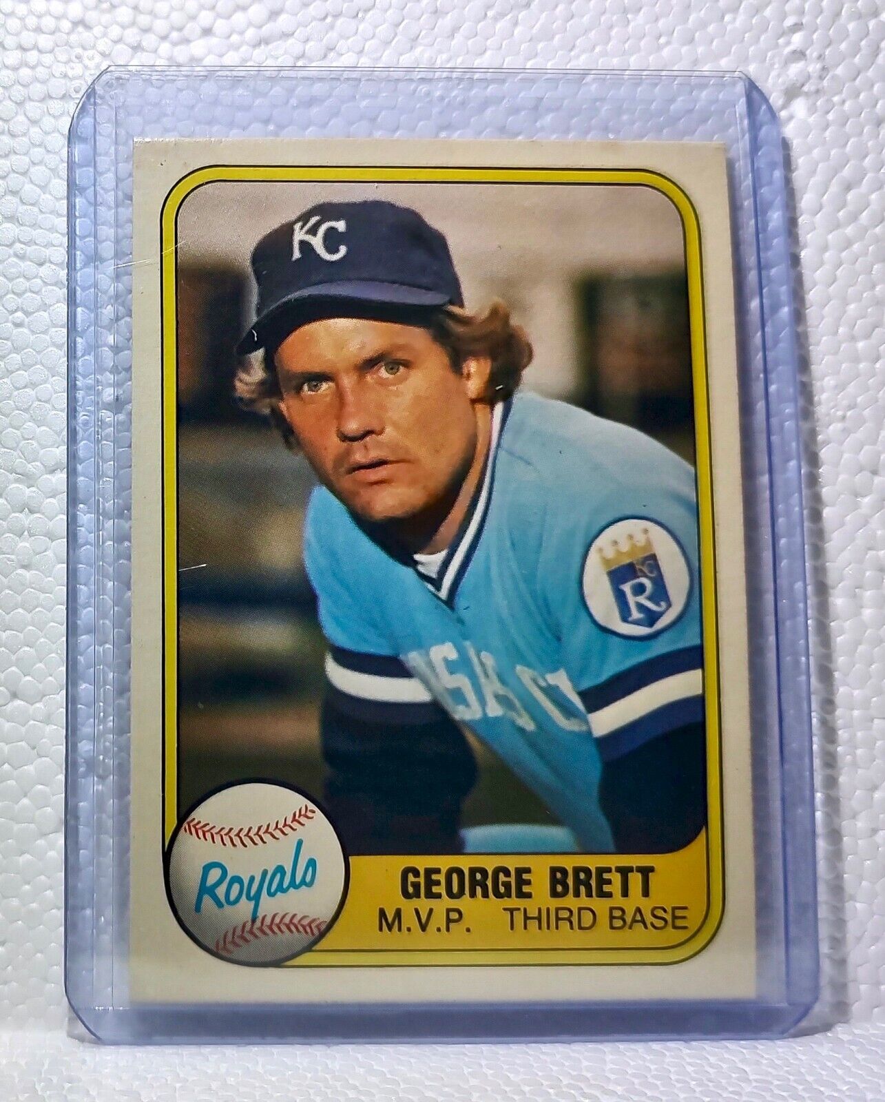 George Brett 1981 Fleer MLB #28 Baseball Card Kansas City Royals