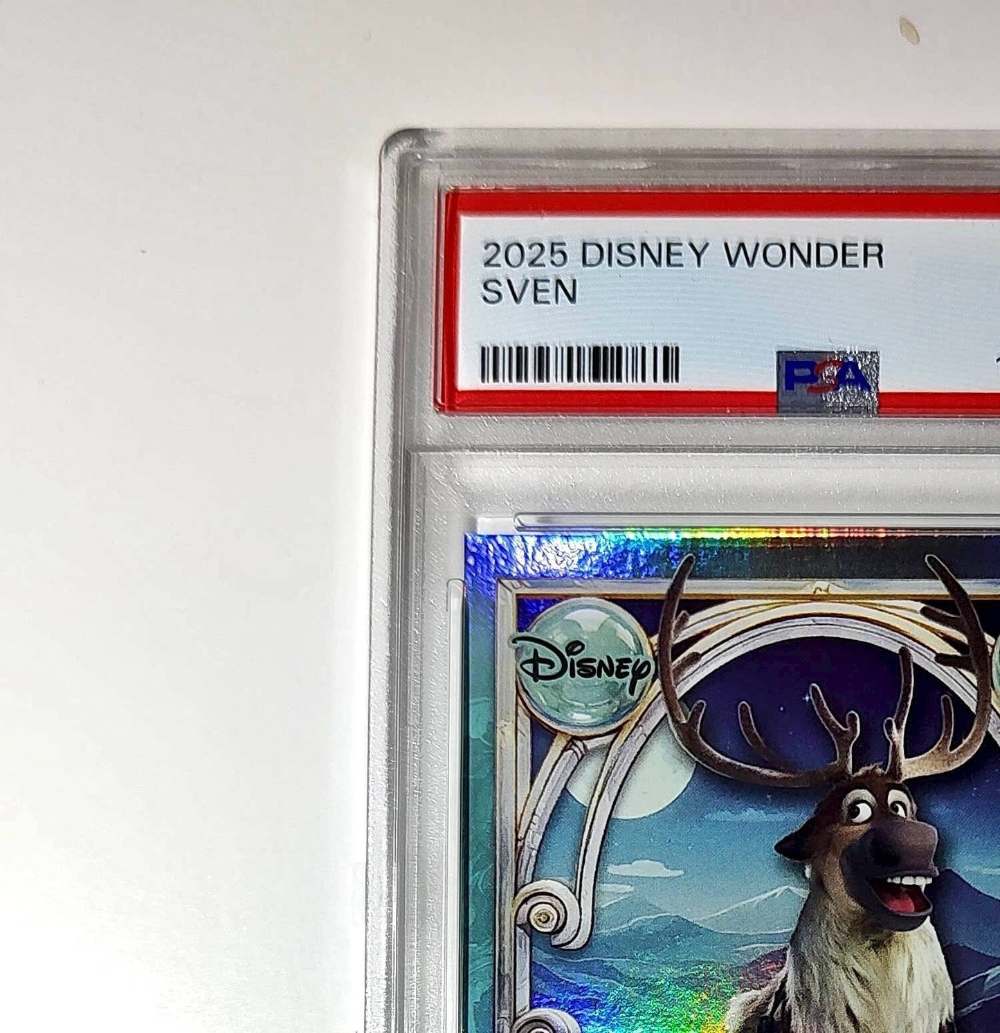 Sven 2025 Topps Disney Wonder #149 Diamond Card Frozen PSA 8