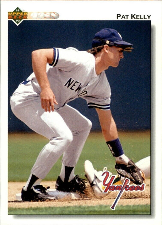 Pat Kelly 1992 Upper Deck MLB #435 Baseball Card New York Yankees