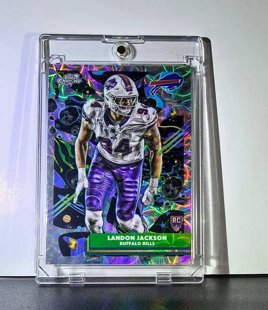 Landon Jackson Rookie 2025 Topps Chrome Cosmic Nucleus NFL #112 Buffalo Bills