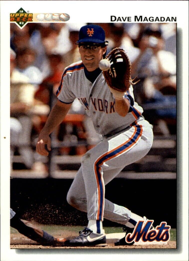 Dave Magadan 1992 Upper Deck MLB #112 Baseball Card New York Mets