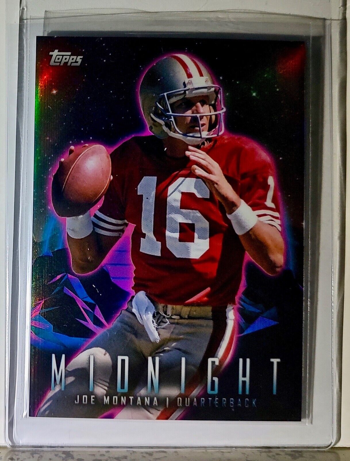 Joe Montana 2023 Topps Midnight NFL #345 Football Card San Francisco 49ers