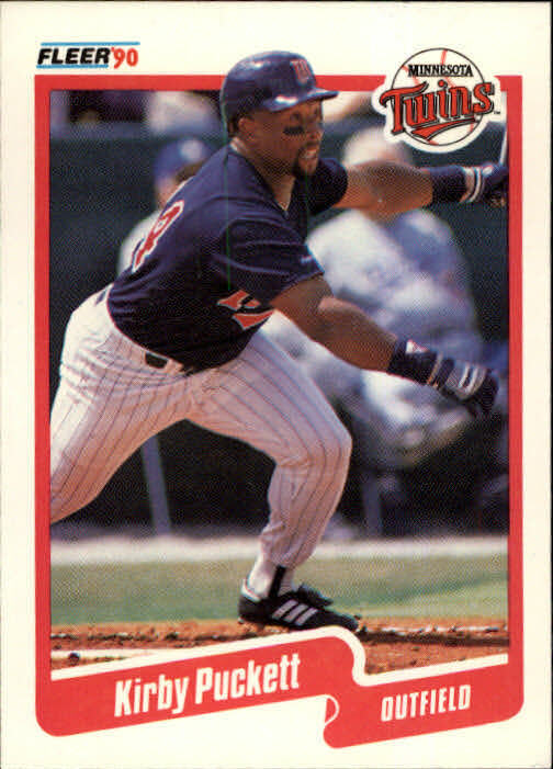 1990 Kirby Puckett Fleer Baseball Card #383