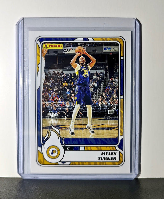 Myles Turner 2024-25 Panini NBA #32 Sticker Card Indiana Pacers