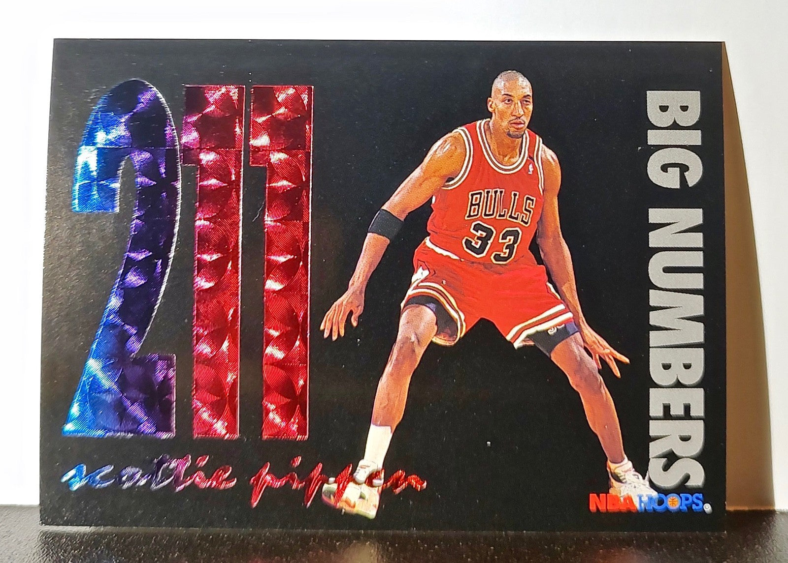 1994-95 Skybox NBA Hoops Big Numbers Cards Set of 12 with Acrylic Display