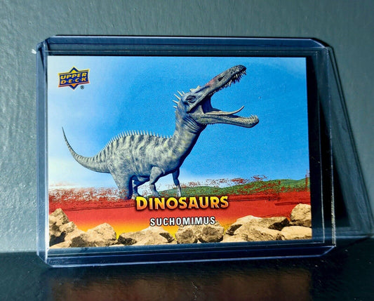 2015 Upper Deck Dinosaurs Suchomimus Extinction Red Parallel #48 Card