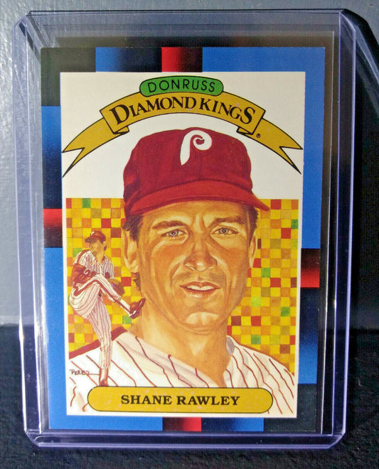 1988 Shane Rawley Donruss Diamond Kings #13 Baseball Card