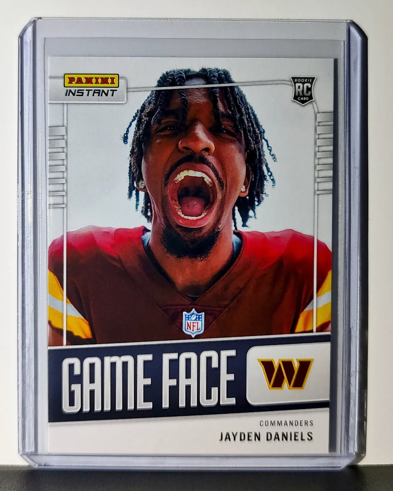Jayden Daniels Rookie Panini NFL Football Cards Set of 5 with Acrylic Display