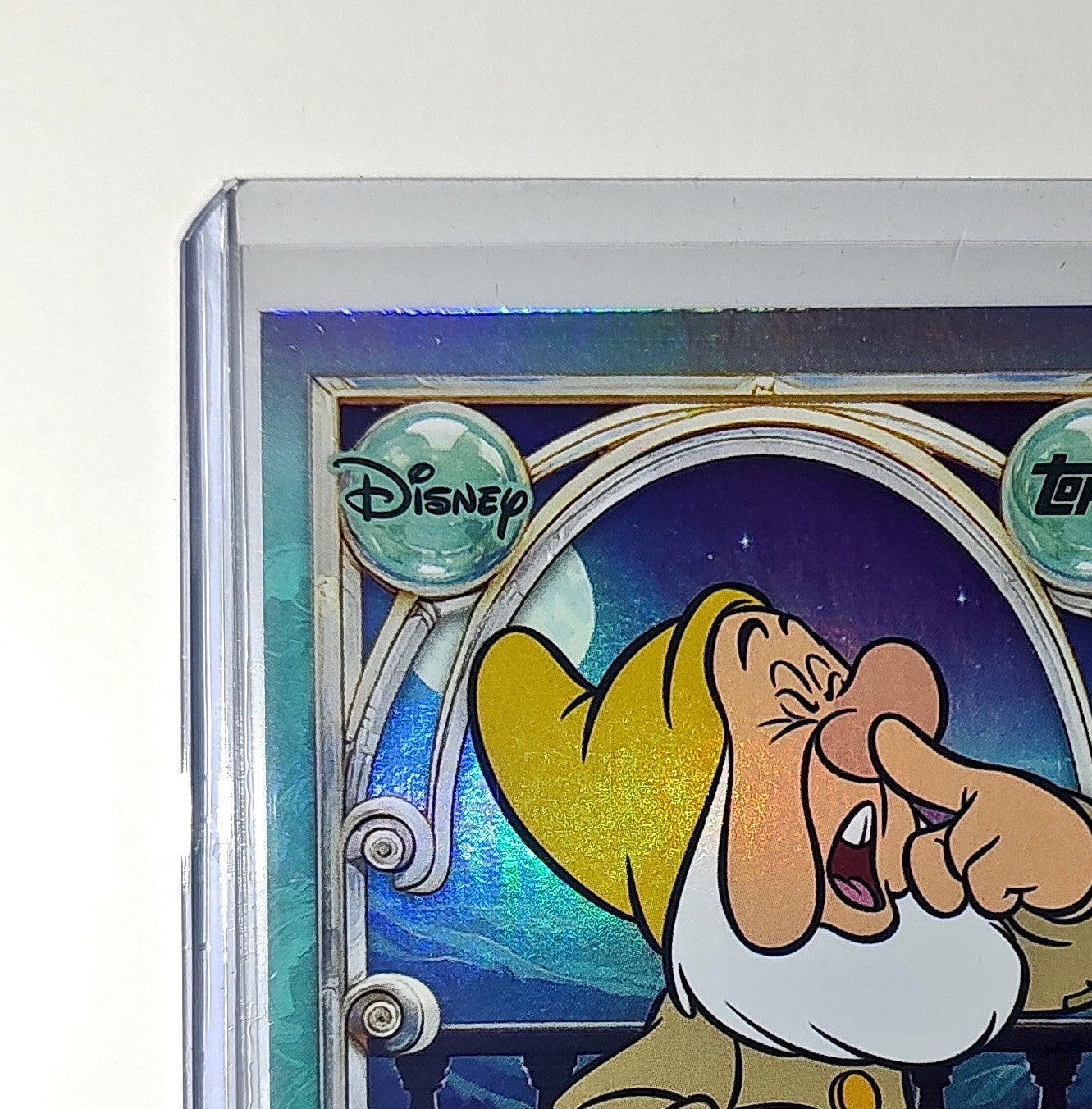 Sneezy 2025 Topps Disney Wonder #106 Diamond Card Snow White & the Seven Dwarfs
