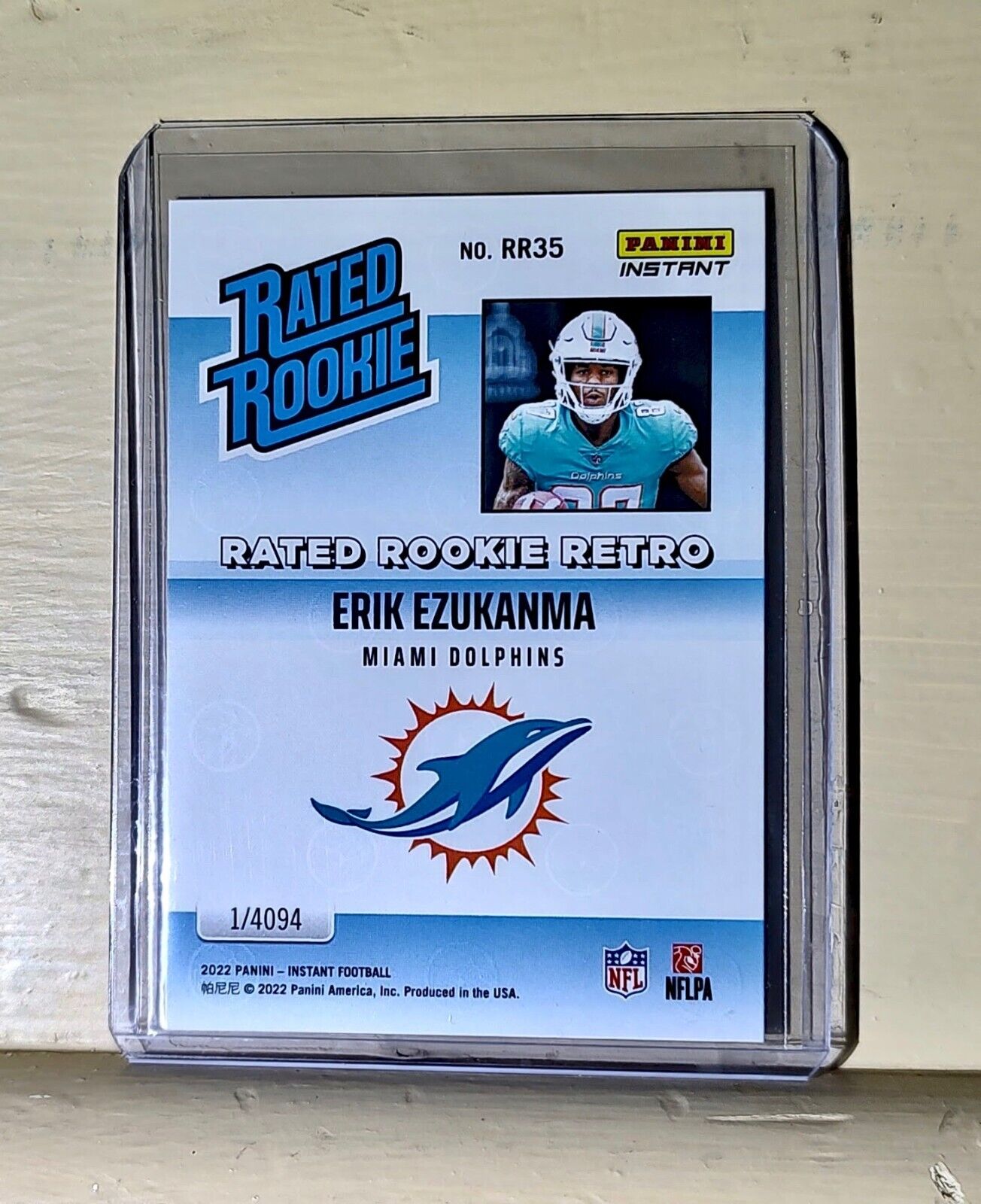 Erik Ezukanma 2022 NFL Panini #35 Rated Rookie Retro Football Card 1/4094