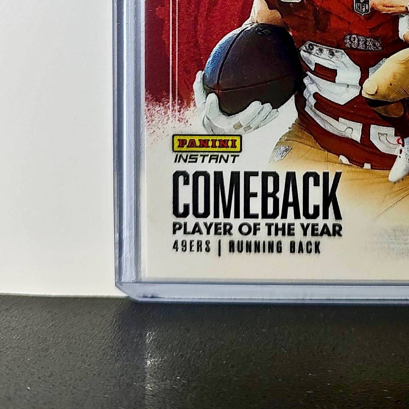 Christian McCaffrey 2025 Panini NFL Comeback Player of the Year Card 1 of 173