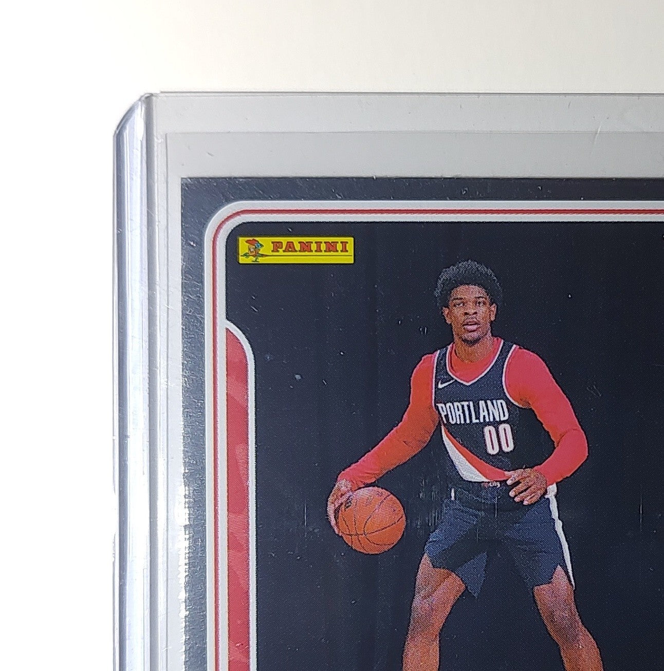 Scoot Henderson Rookie 2023-24 Panini NBA Sticker Foil Card #73 Trail Blazers