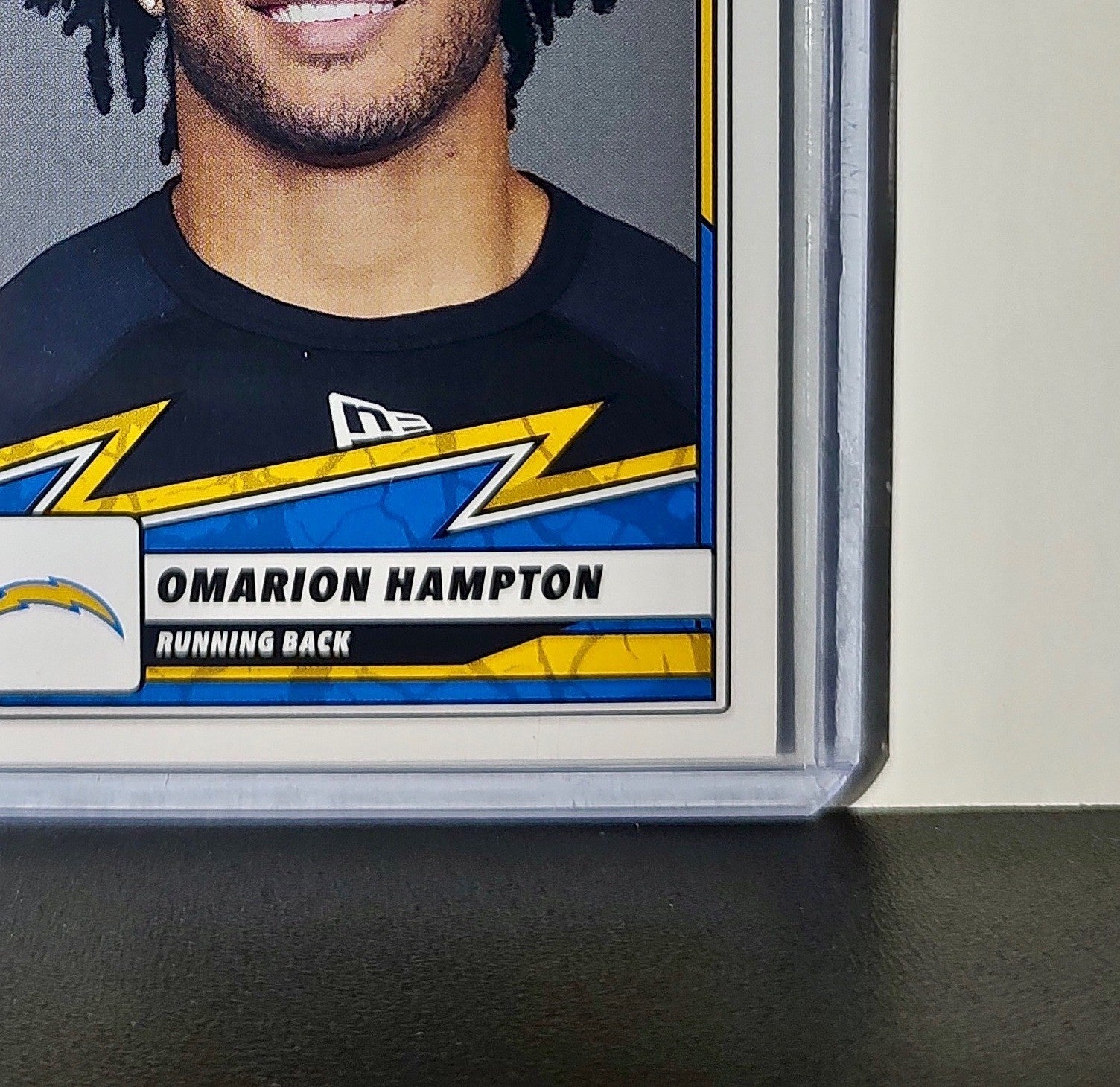 Omarion Hampton Rookie 2025 Panini NFL #79 Sticker Card Los Angeles Chargers
