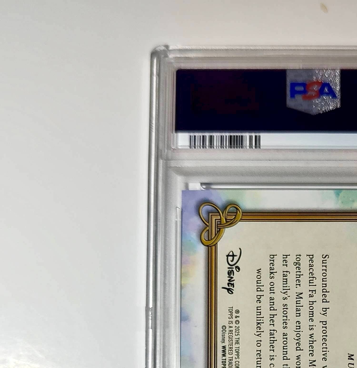 Fa Family Home 2025 Topps Disney #C-12 Card Mulan PSA 10