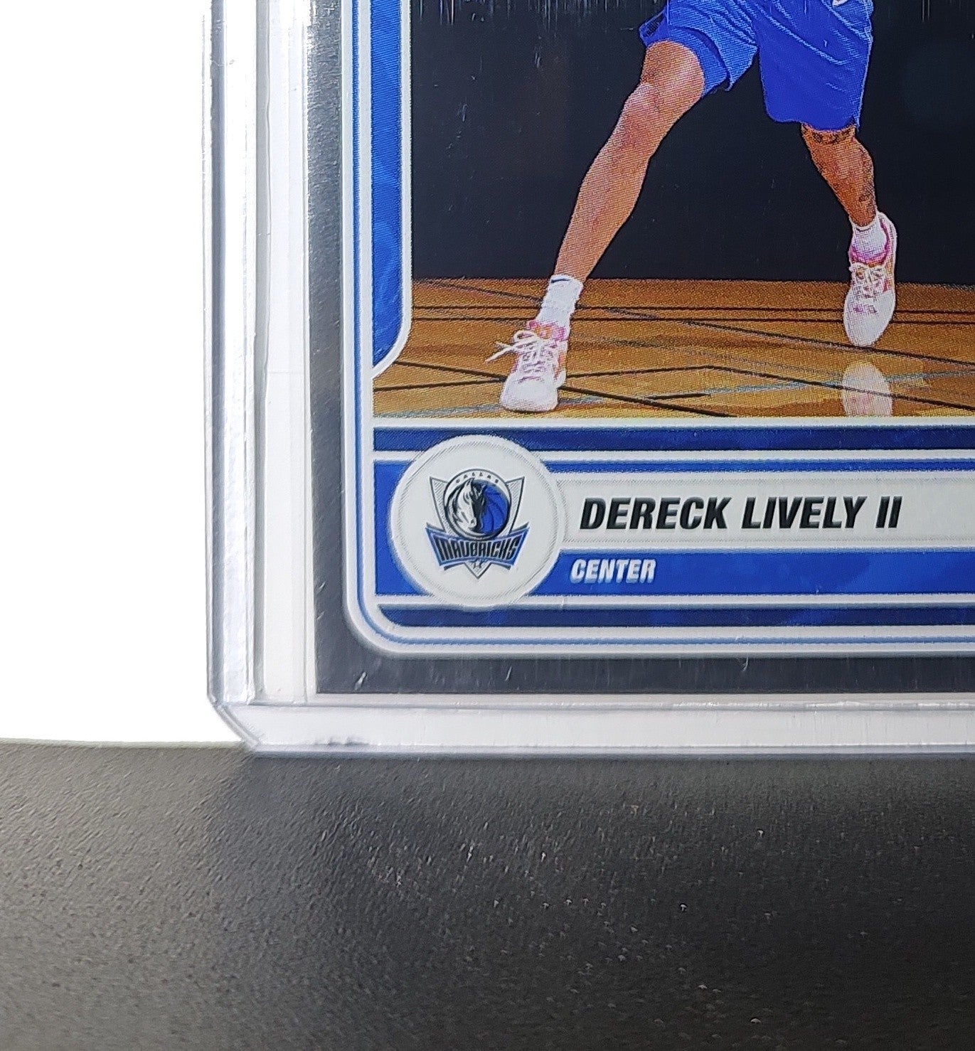 Dereck Lively II Rookie 2023-24 Panini NBA Sticker Foil Card 81 Dallas Mavericks
