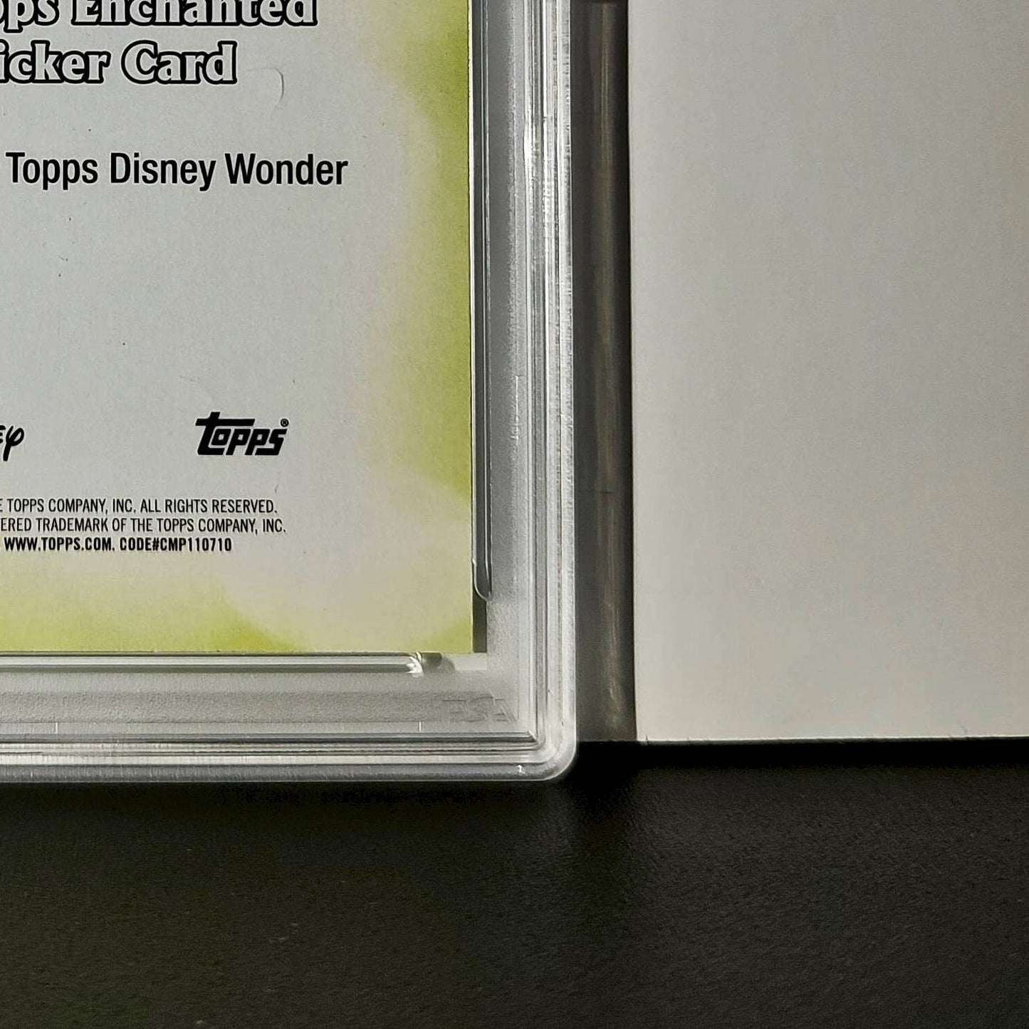 Tinker Bell 2025 Topps Disney #ES-9 Enchanted Sticker Card Peter Pan PSA 9