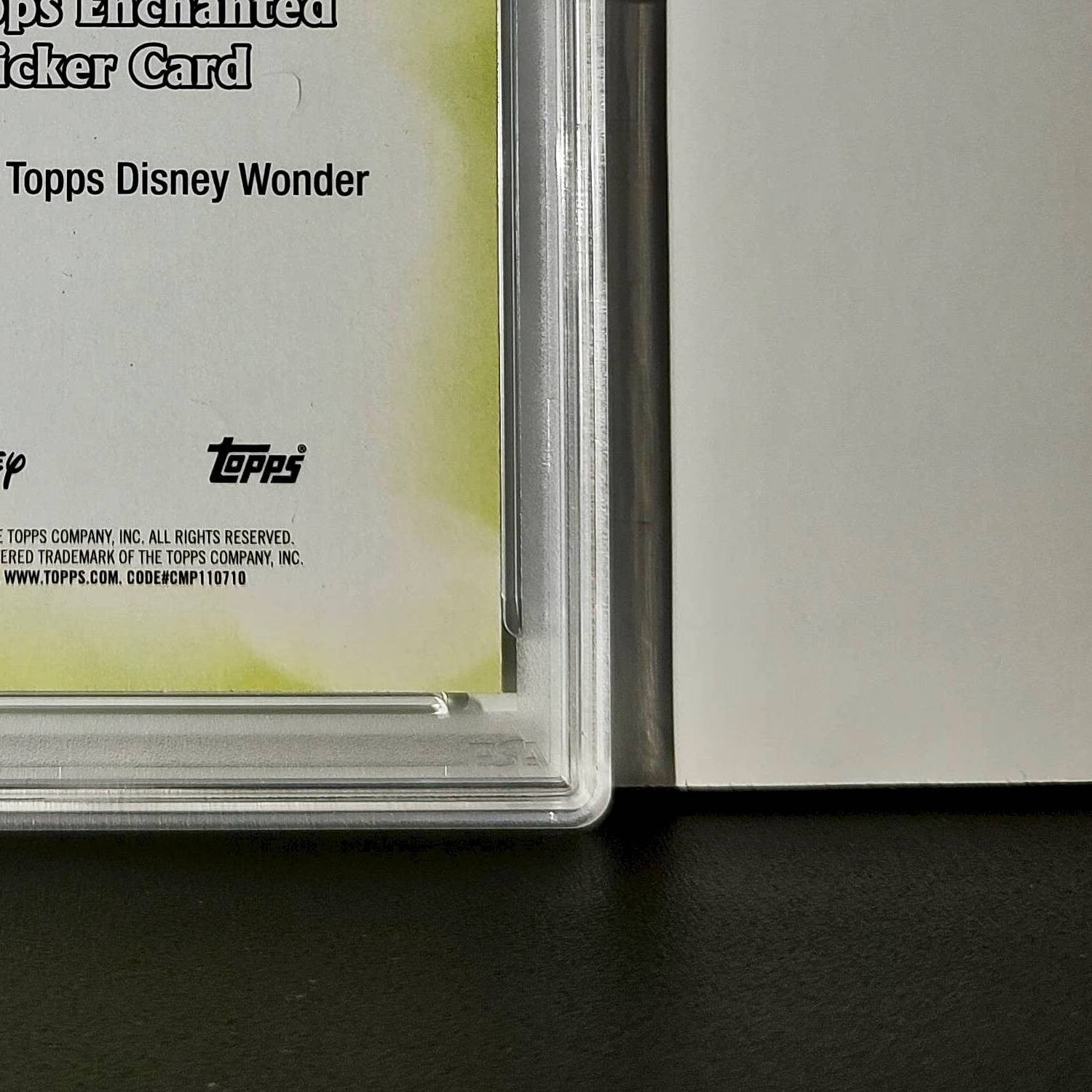 Tinker Bell 2025 Topps Disney #ES-9 Enchanted Sticker Card Peter Pan PSA 9