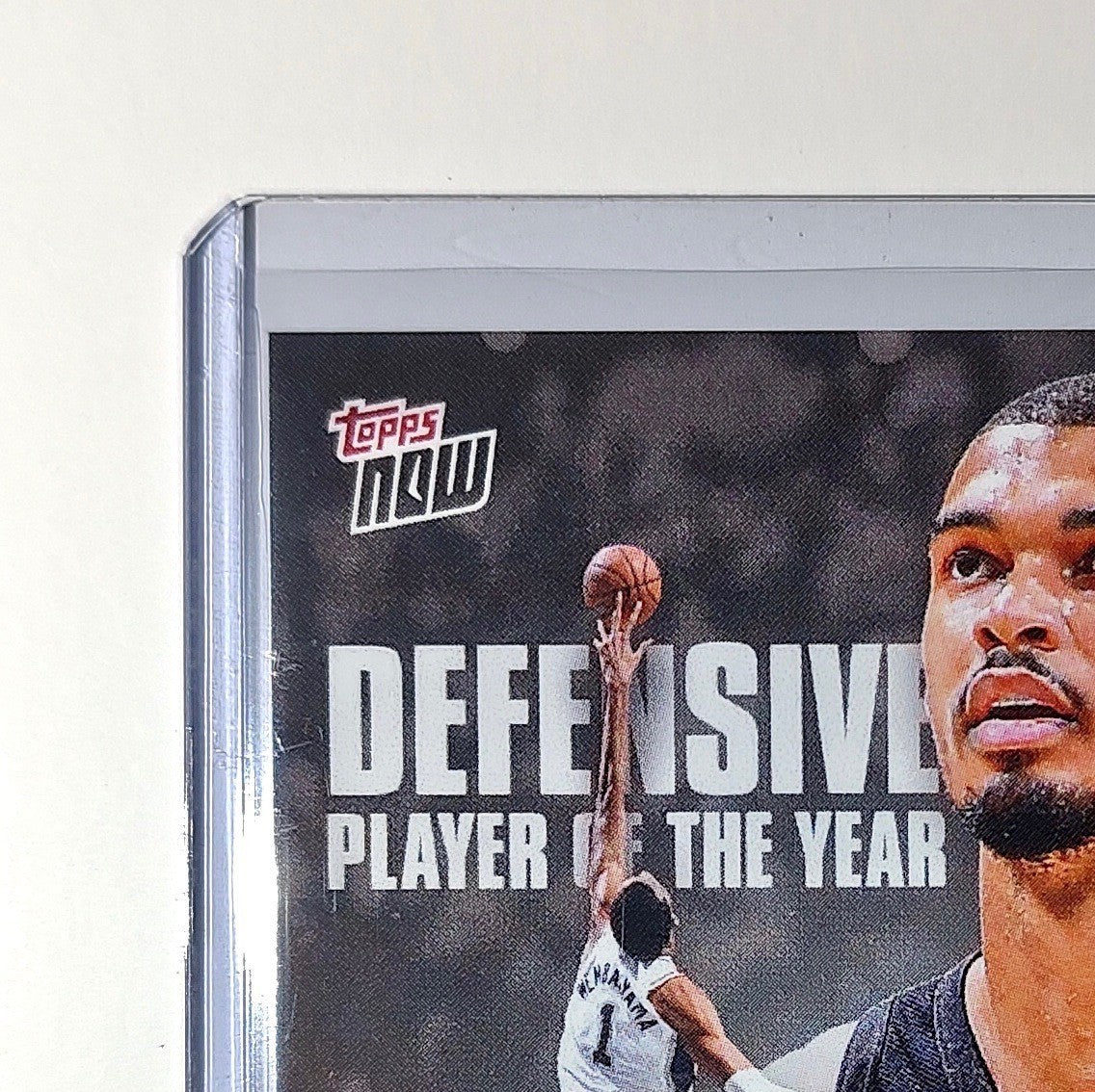 Victor Wembanyama 2025-26 Topps Now #DPOY Defensive Player of the Year Spurs