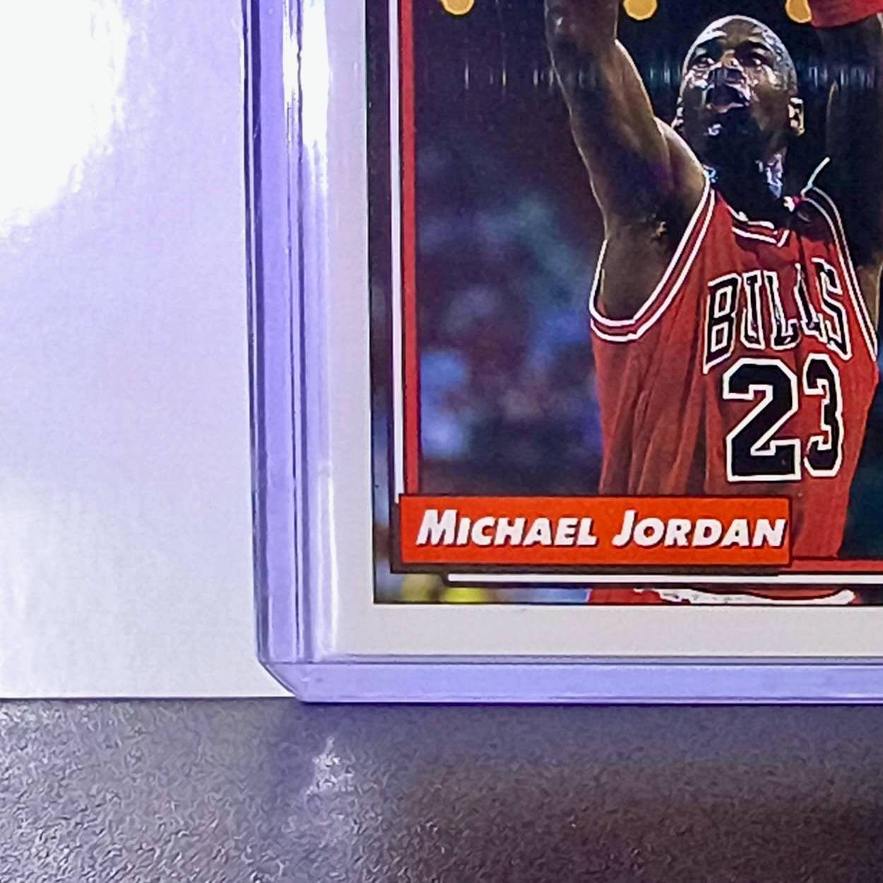 Michael Jordan 1992-93 Topps 50 Point Club #205 Basketball Card Chicago Bulls