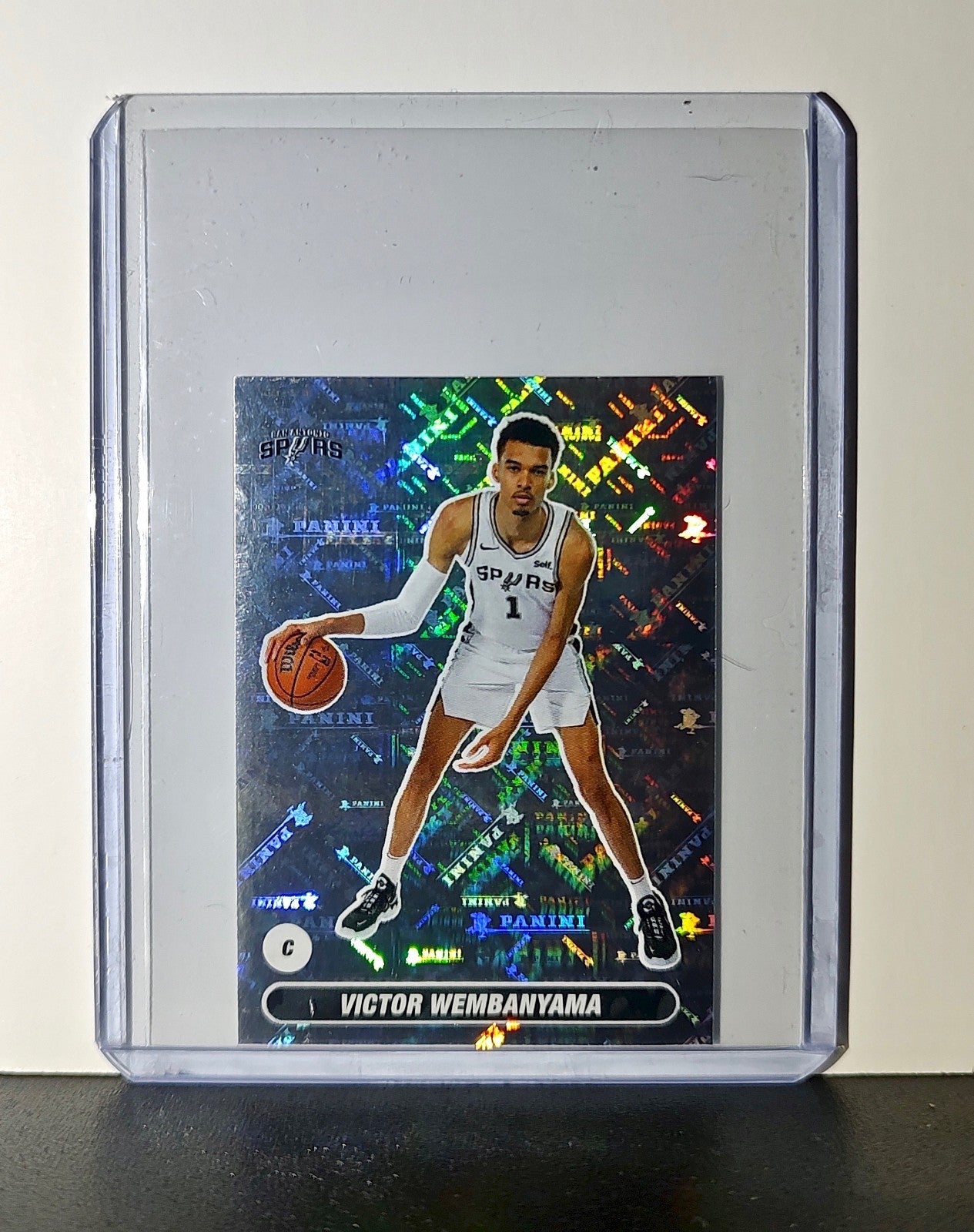 Victor Wembanyama 2023-24 Panini NBA #465 Foil Sticker San Antonio Spurs